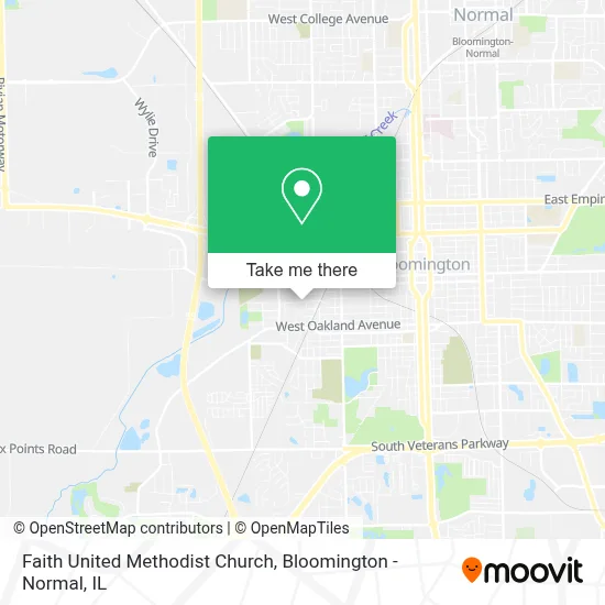 Faith United Methodist Church map