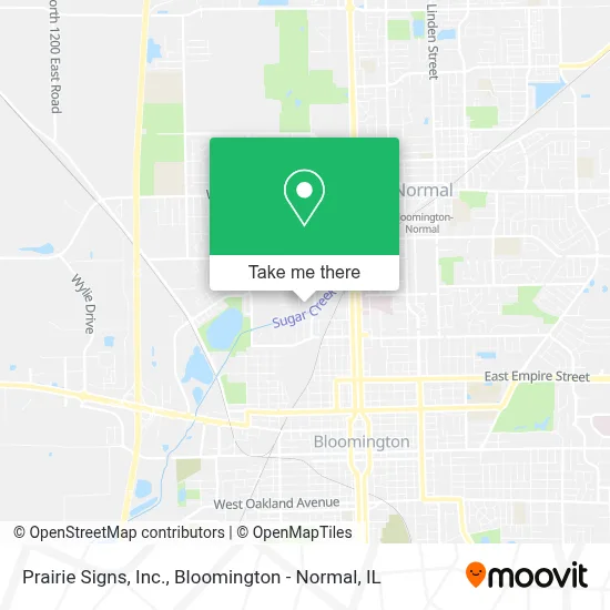Prairie Signs, Inc. map