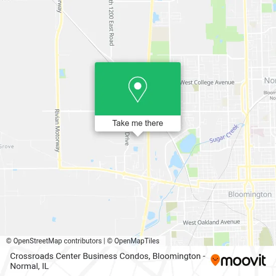 Crossroads Center Business Condos map