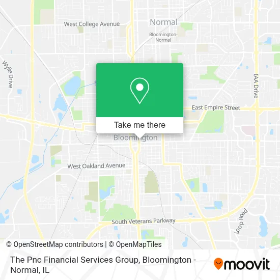 The Pnc Financial Services Group map