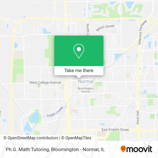 Ph.G. Math Tutoring map