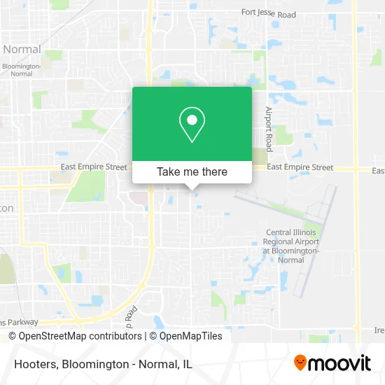 Hooters map