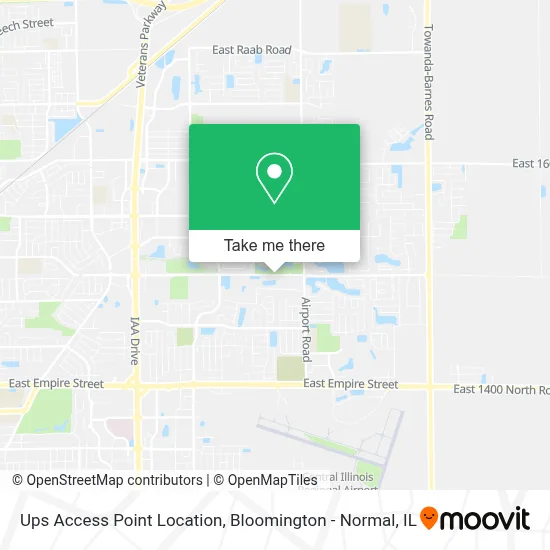 Ups Access Point Location map