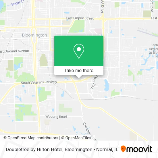 Doubletree by Hilton Hotel map