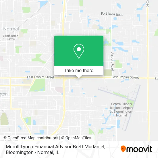 Merrill Lynch Financial Advisor Brett Mcdaniel map