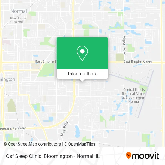 Osf Sleep Clinic map