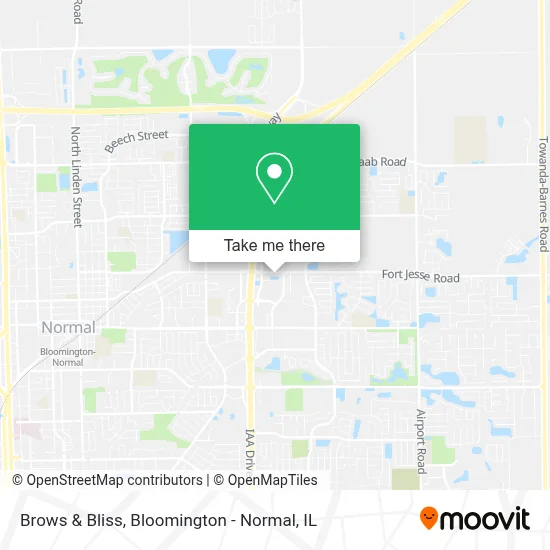 Brows & Bliss map
