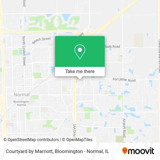 Courtyard by Marriott map