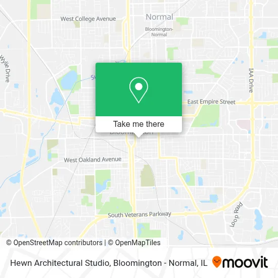Hewn Architectural Studio map