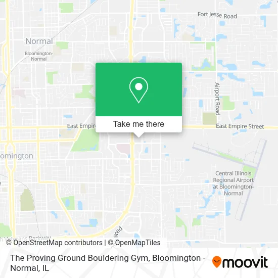 The Proving Ground Bouldering Gym map