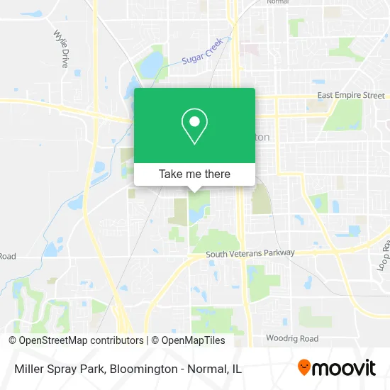 Miller Spray Park map