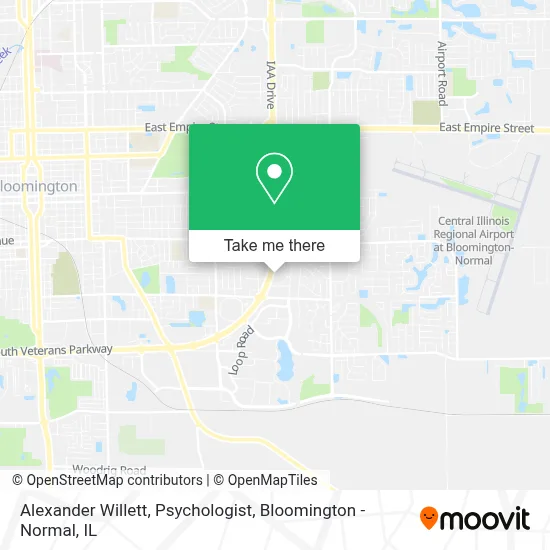 Alexander Willett, Psychologist map