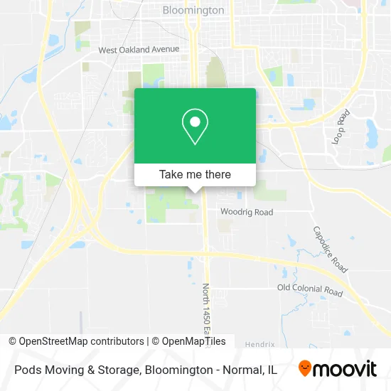 Pods Moving & Storage map