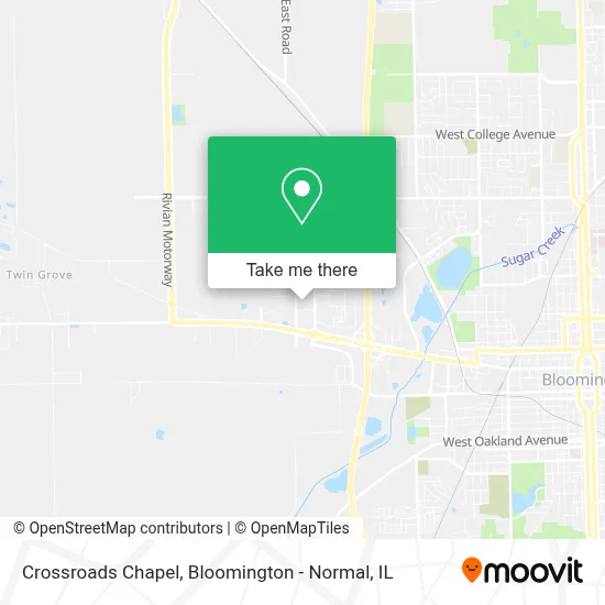 Crossroads Chapel map
