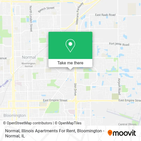 Normal, Illinois Apartments For Rent map