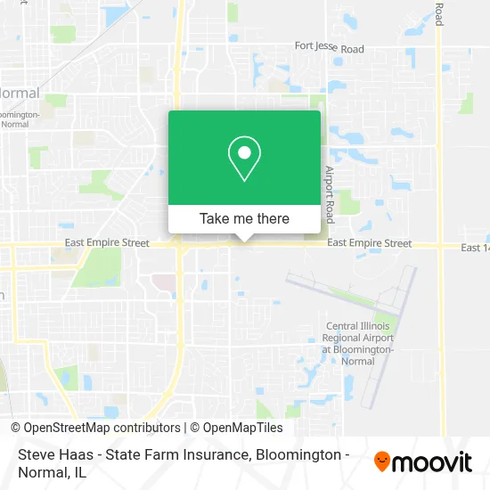 Steve Haas - State Farm Insurance map