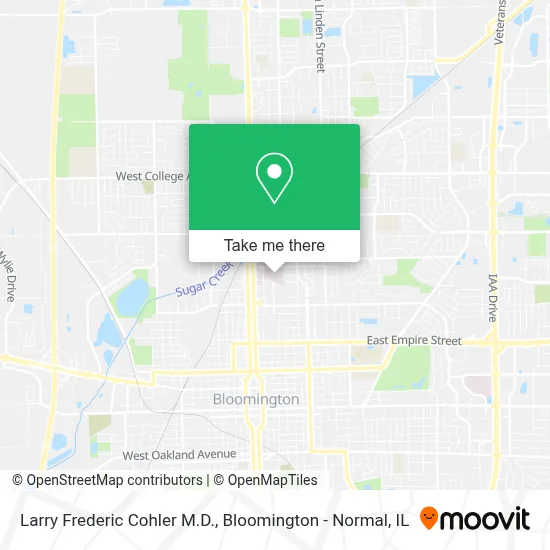 Larry Frederic Cohler M.D. map
