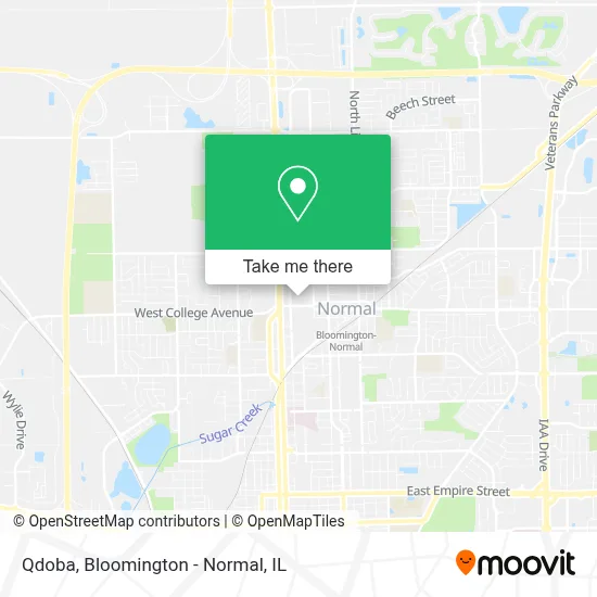 Qdoba map