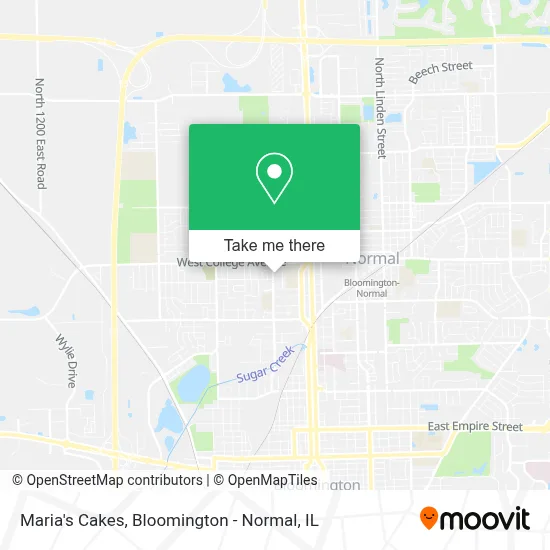 Maria's Cakes map