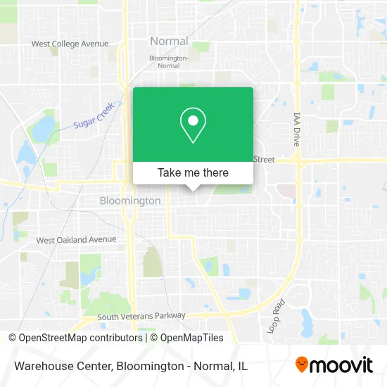 Warehouse Center map