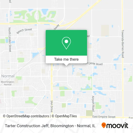Tarter Construction Jeff map