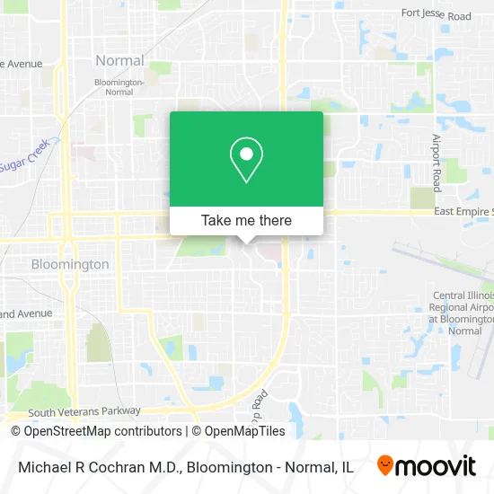 Michael R Cochran M.D. map