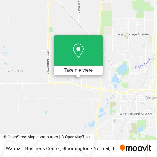 Walmart Business Center map