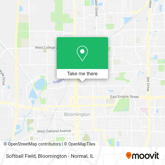 Softball Field map