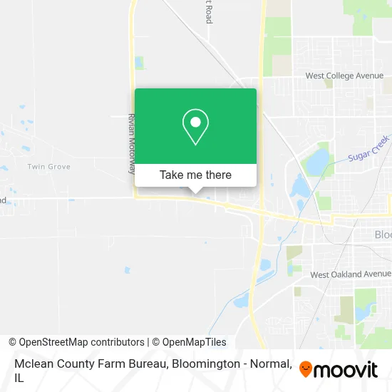 Mclean County Farm Bureau map