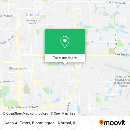 Keith A. Evans map