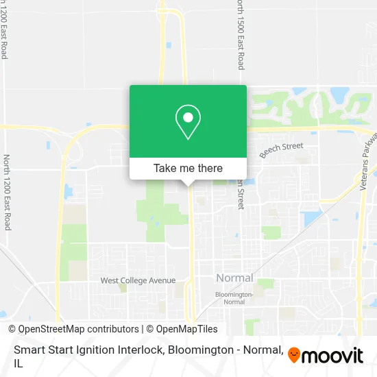 Smart Start Ignition Interlock map