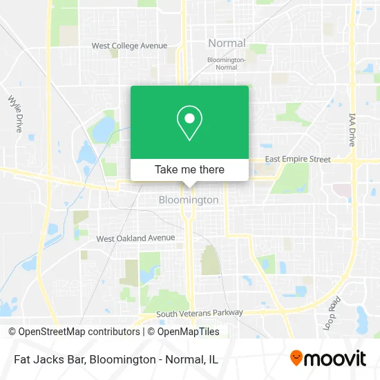 Fat Jacks Bar map