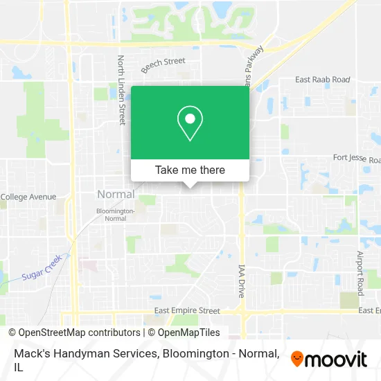 Mack's Handyman Services map