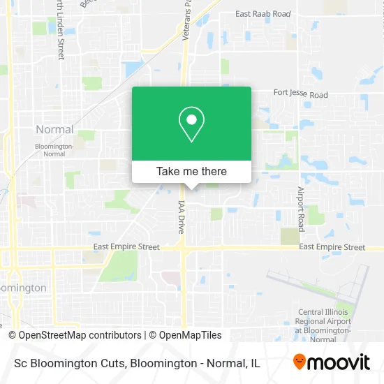 Sc Bloomington Cuts map