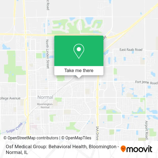 Osf Medical Group: Behavioral Health map