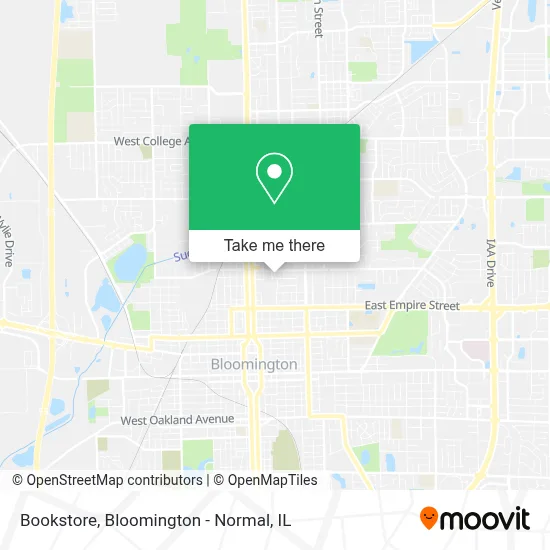 Bookstore map
