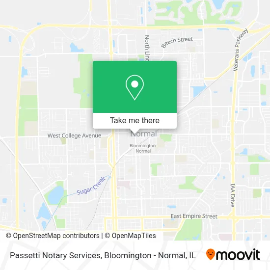 Passetti Notary Services map