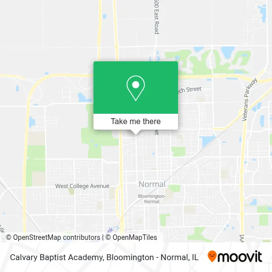 Calvary Baptist Academy map