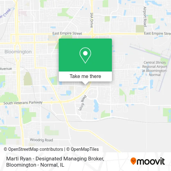 Marti Ryan - Designated Managing Broker map