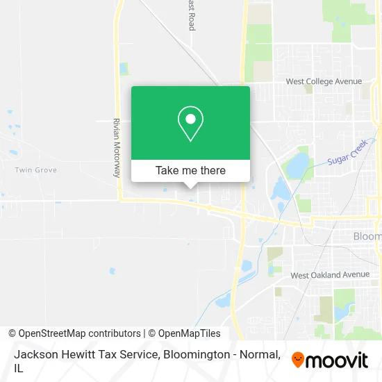 Jackson Hewitt Tax Service map