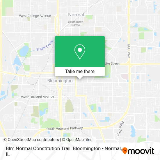 Blm Normal Constitution Trail map
