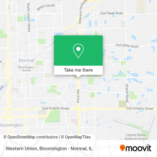 Western Union map