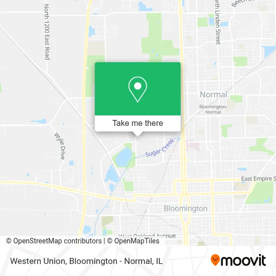 Western Union map