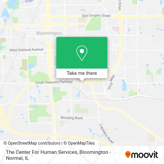 The Center For Human Services map