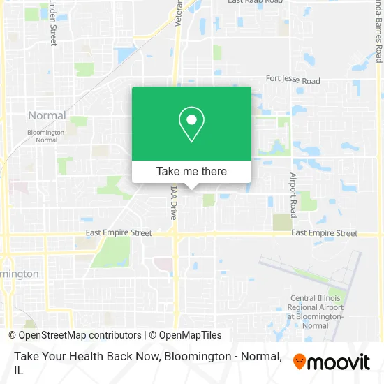 Take Your Health Back Now map