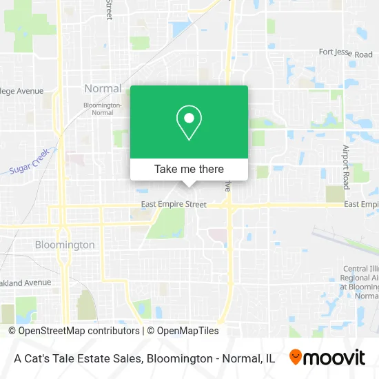 A Cat's Tale Estate Sales map