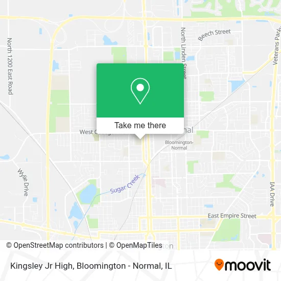 Kingsley Jr High map
