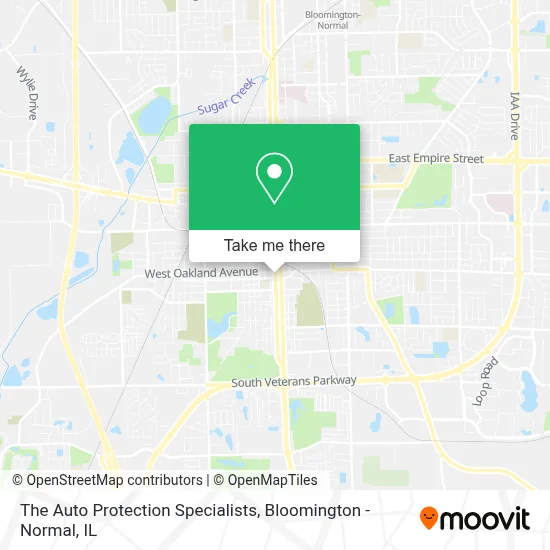 The Auto Protection Specialists map