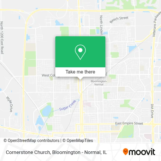Cornerstone Church map