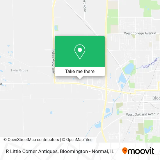 R Little Corner Antiques map